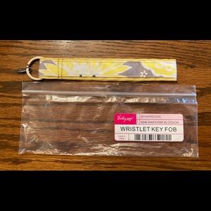 🔥3/$25 Bundle. Wristlet Key Awesome Bloom & 10th Anniversary Scarf Plaid Jade.